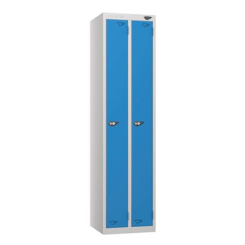 Twin Locker 1800X450X450Flat  Silver/Blue
