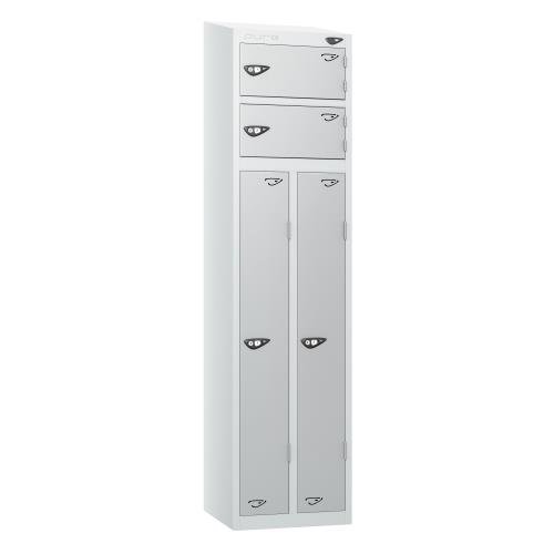 Two Person Locker  1800X450X450St Silver/Silver