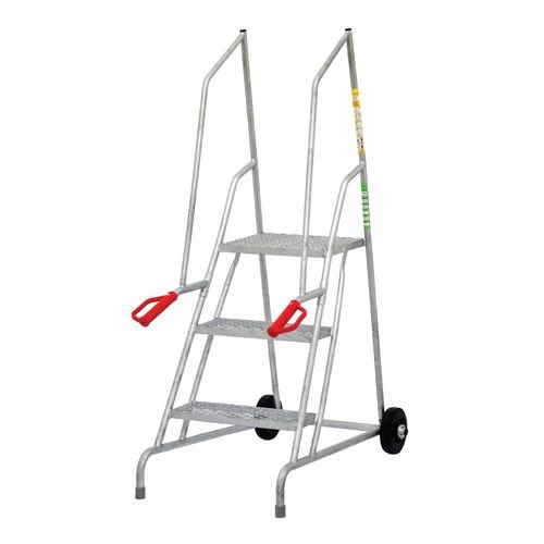 Dock Step 2 Step Mesh Tread, Powder Coated Finish