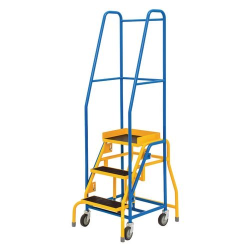 Duplex Step 3 Step  Phenolic Tread, Blue