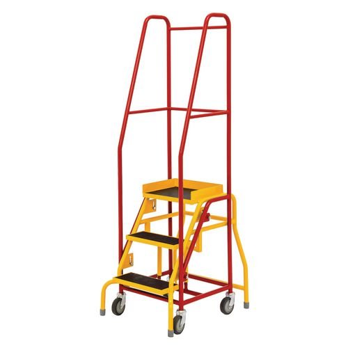 Duplex Step 3 Step  Phenolic Tread, Red