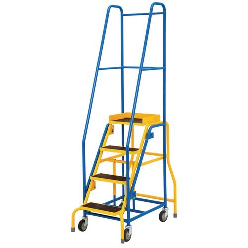 Duplex Step 4 Step  Phenolic Tread, Blue