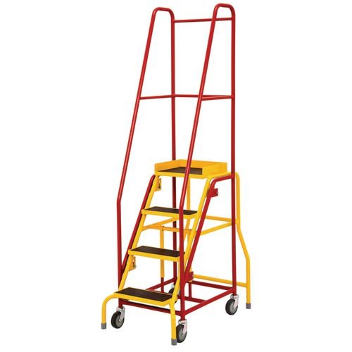 Duplex Step 4 Step  Phenolic Tread, Red