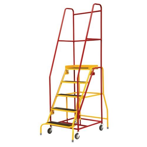 Duplex Step 5 Step  Phenolic Tread, Red