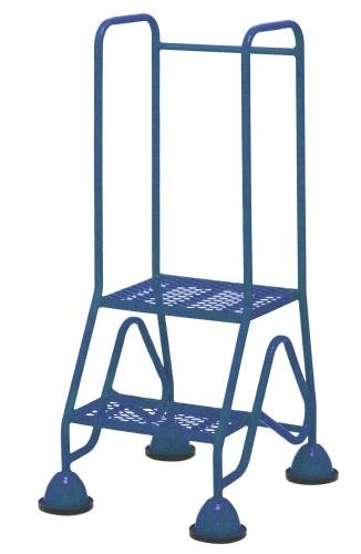 Multi-Glide Premium 2 Step  Expanded Steel Mesh Tread In Blue