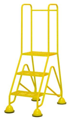 Multi-Glide Premium 3 Step  Expanded Steel Mesh Tread In Yellow