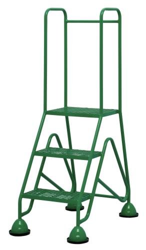 Multi-Glide Premium 3 Step  Expanded Steel Mesh Tread In Green