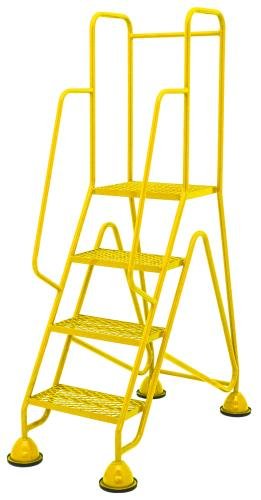 Multi-Glide Premium 4 Step  Expanded Steel Mesh Tread In Yellow