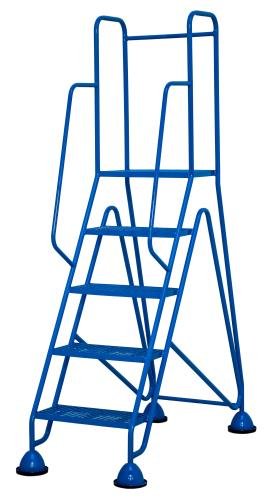 Multi-Glide Premium 5 Step  Expanded Steel Mesh Tread In Blue