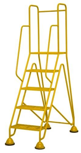 Multi-Glide Premium 5 Step  Expanded Steel Mesh Tread In Yellow