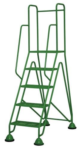 Multi-Glide Premium 5 Step  Expanded Steel Mesh Tread In Green