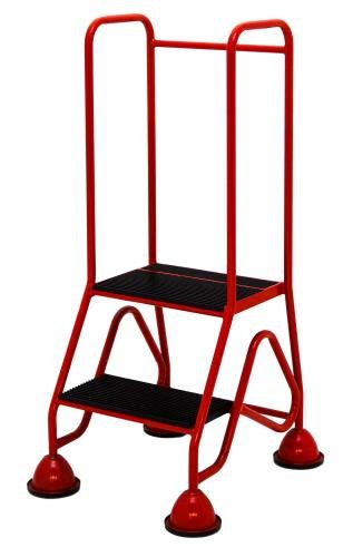 Multi-Glide Premium 2 Step  Non-Slip Injection Moulded Tread, Red