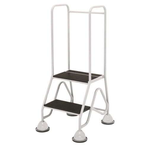 Multi-Glide Premium 2 Step  Non-Slip Injection Moulded Tread, Light Grey