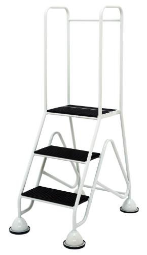 Multi-Glide Premium 3 Step  Non-Slip Injection Moulded Tread, Light Grey