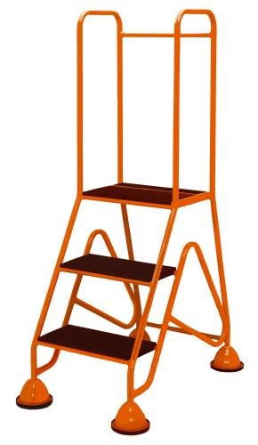 Multi-Glide Premium 3 Step  Non-Slip Injection Moulded Tread, Orange