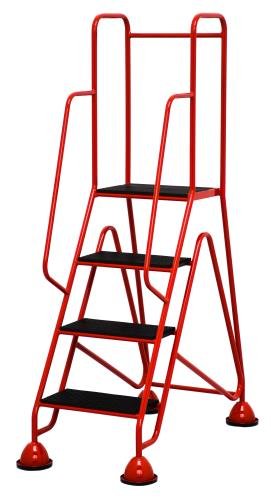 Multi-Glide Premium 4 Step  Non-Slip Injection Moulded Tread, Red