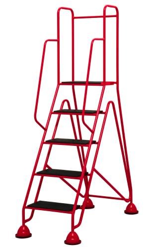 Multi-Glide Premium 5 Step  Non-Slip Injection Moulded Tread, Red