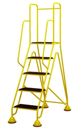 Multi-Glide Premium 5 Step  Non-Slip Injection Moulded Tread, Yellow