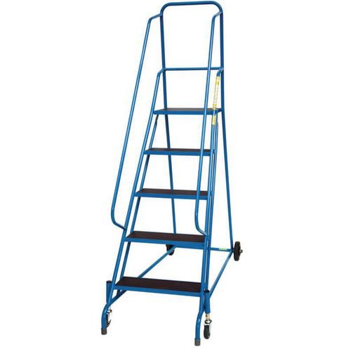 Narrow Aisle 7 Step  Non-Slip Phenolic, Powder Coated Finish