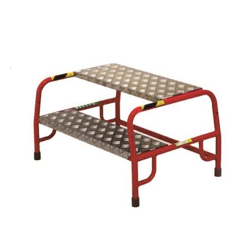 Buttress Step-Up 2 Step  Aluminium Treads
