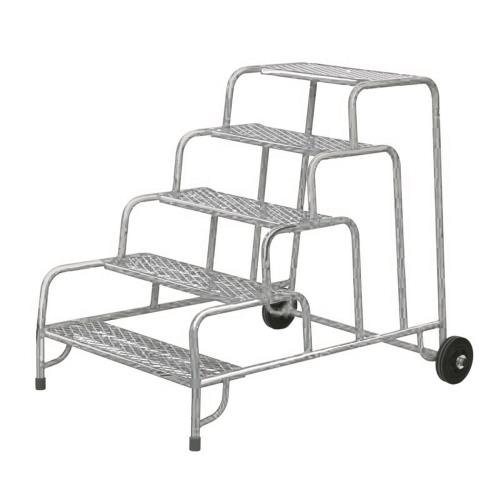 Buttress Step-Up 5 Step  Mesh Tread, Galvanised Finish