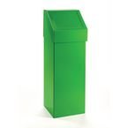 60 Litre Steel Fireretardant Pushbin Green