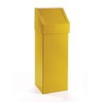 60 Litre Steel Fireretardant Pushbin Yellow