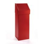 60 Litre Steel Fireretardant Pushbin Red