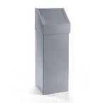 60 Litre Steel Fireretardant Pushbin Grey