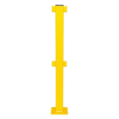 Black Bull Md Railing System - 90 Degree  Corner Post 1,000mmh - Indoor Use - Powder Coated - Yellow