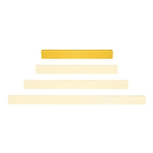 Black Bull Hd Impact Protection Railing System - Lateral  Rail 1,000mml - Outdoor Use - Hot Dip Galvanised + Powder Coated - Yellow