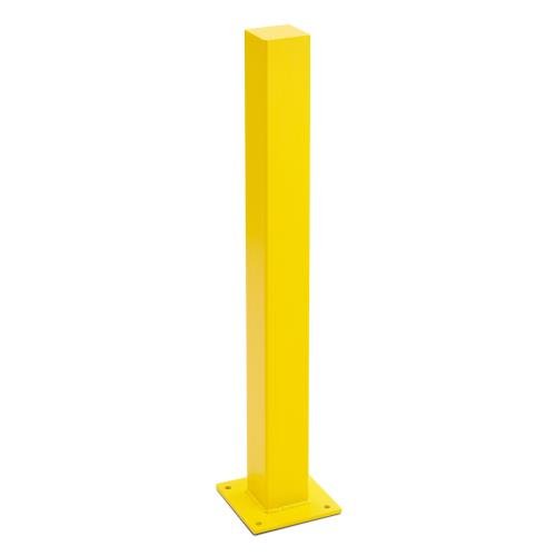 Black Bull Hd Impact Protection Railing System  - Bollard 1,000mmh - Indoor Use - Powder Coated - Yellow