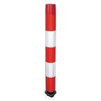Traffic-line Flexible Post Off-highway- 1,000 Mmh - Reflective Sleeve - Red/white - No Base