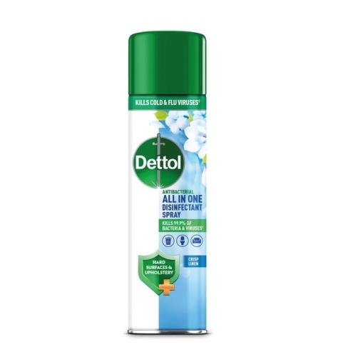 Dettol All In One Disinfectant  Spray Linen 300Ml Pk6