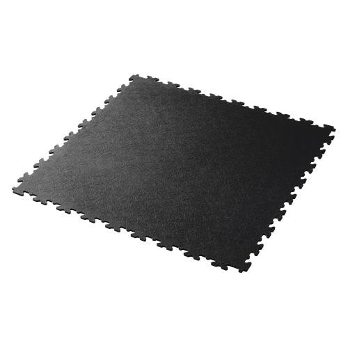 Interlocking Floor  Tile   X-Joint   5mm   Pack Of 4  Black