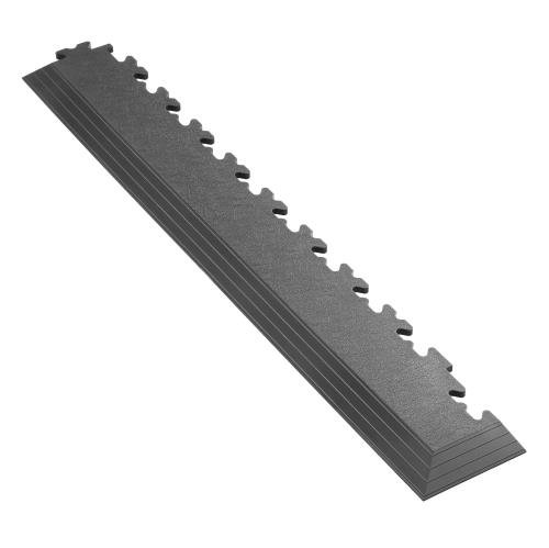 Ecotile Interlocking Corner Ramp    X-Joint   7H X 587W X 90D mm   Pack Of 2   Graphite