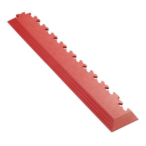 Ecotile Interlocking Corner Ramp    X-Joint   7H X 587W X 90D mm   Pack Of 2   Red