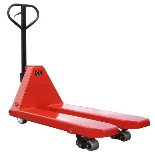 Heavy Duty Manual Pallet Truck  5000Kg 580X1150mm Steel / Tandem Steel