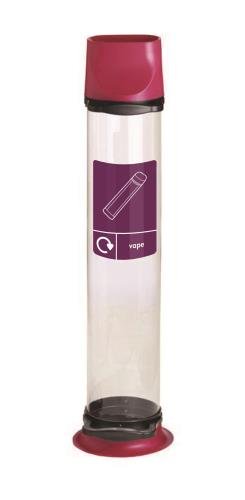 15 Litre Disposable  Vape Recycling Bin, Pink