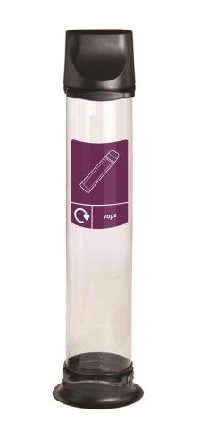 15 Litre Disposable  Vape Recycling Bin, Black