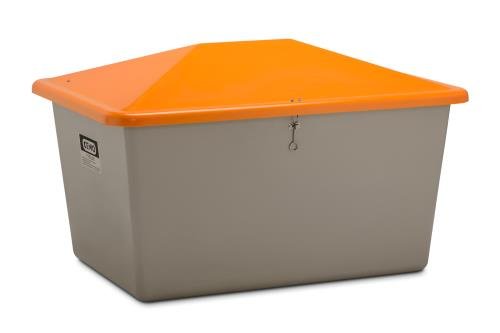 Grit Bin Grp 1100 L Grey/Orange