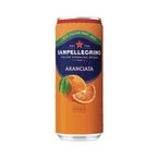 San Pellegrino Aranciata Orange 330 ml Can (pack of 24)