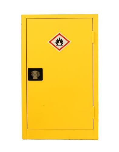 900*459*459 mm 1 Door & 1 Shelf Cabinet Ral 1021 - Cyberlock O/C Flush Handle Lock Square 3 Point