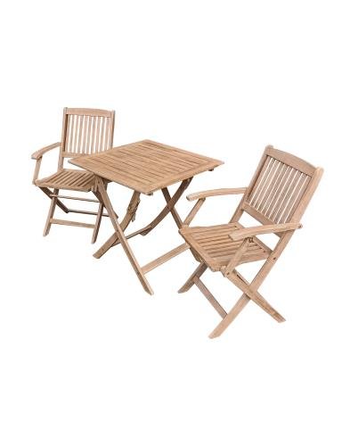 London Bistro Set  Two Folding Armchairs