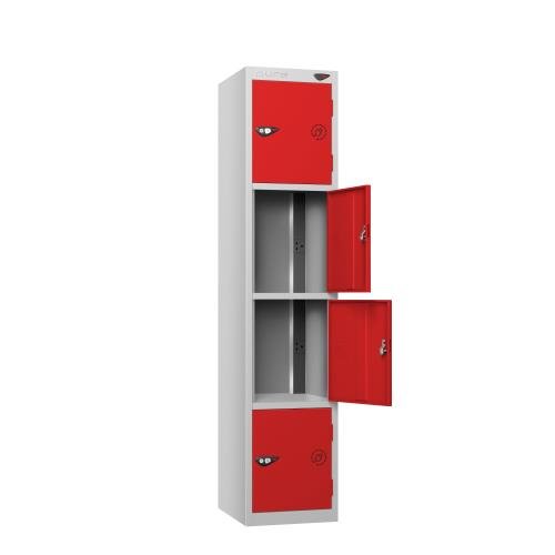 Recharge Tool Locker Silver/Red
