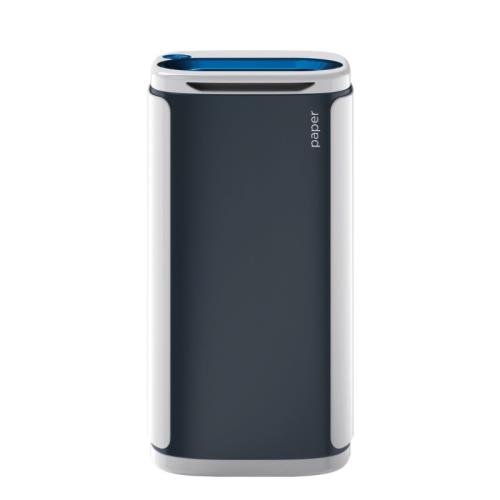 60 Litre Executive Recycling  Bin, Single Blue Slot Aperture