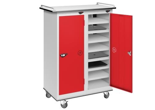 2 Door Laptop 16 Comp  Charging Trolley 3 Pin