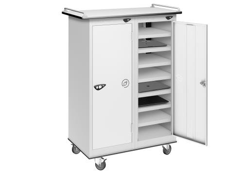 2 Door Laptop 16 Comp  Charging Trolley 3 Pin