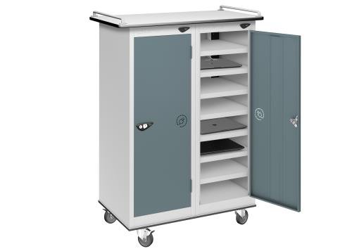 2 Door Laptop 16 Comp  Charging Trolley 3 Pin