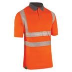 Envirowear Recyclablehi-vis Polo Shirt Or Xxl